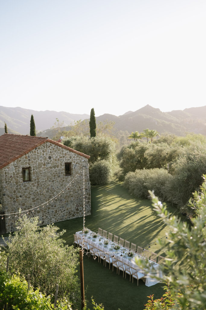 Editorial wedding at Cielo Farms in Malibu